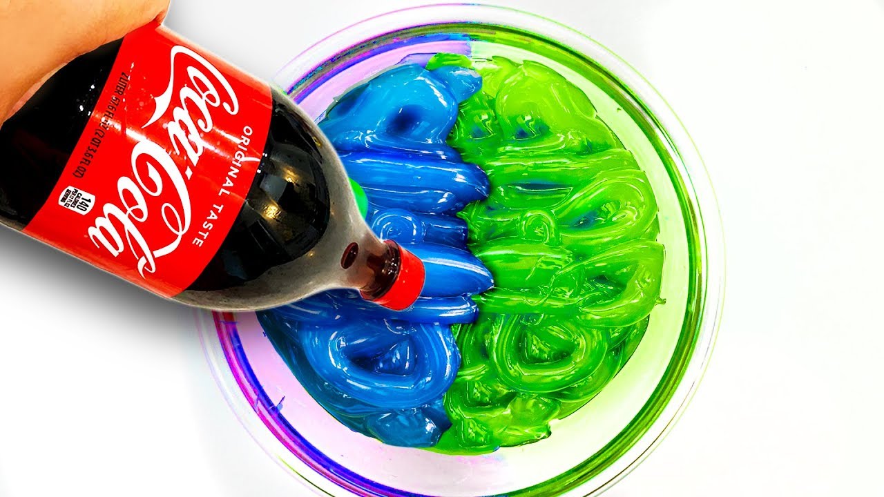 TESTING 10 GALLONS OF SLIME VS COCA COLA! Will It Slime? #WIS
