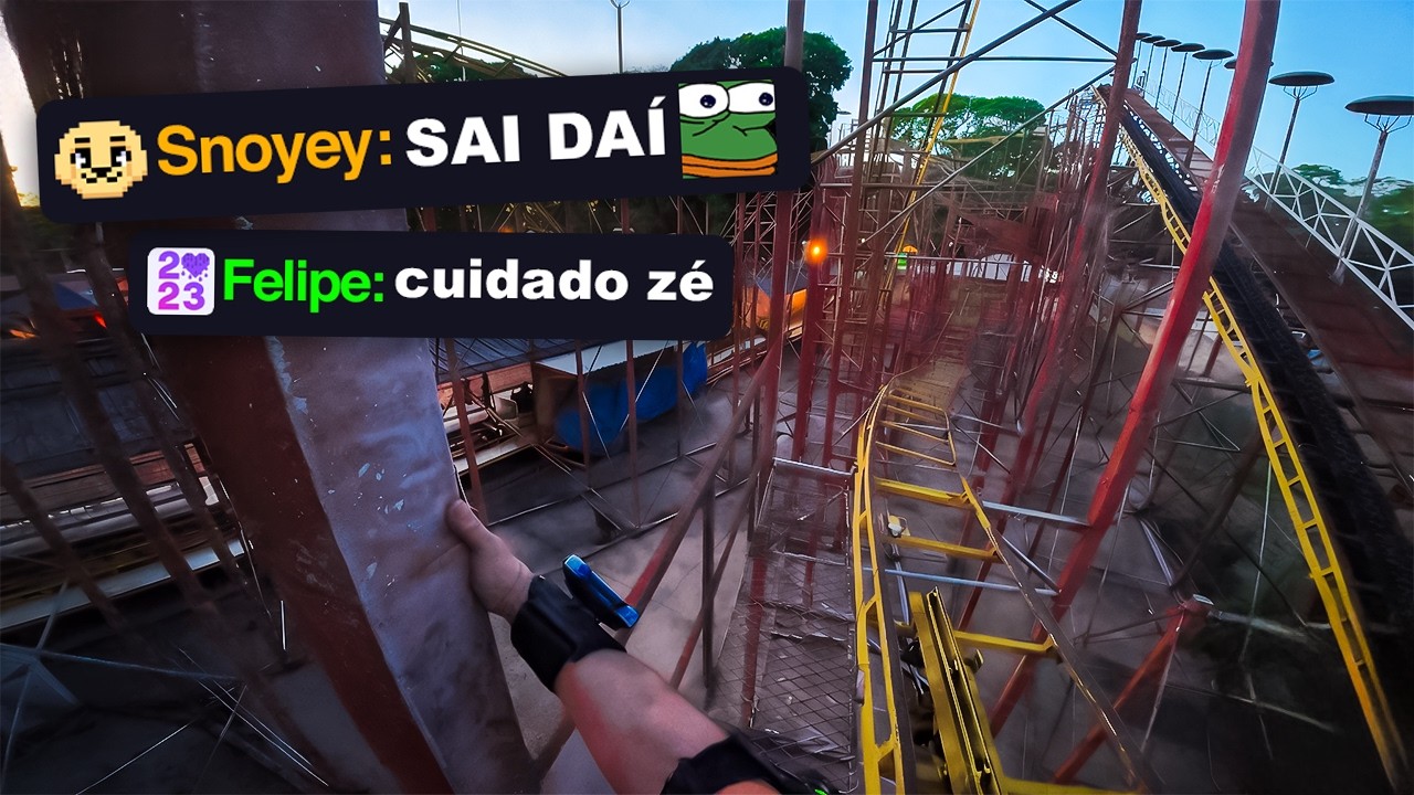 INVADI UM PARQUE ABANDONADO (sem querer)