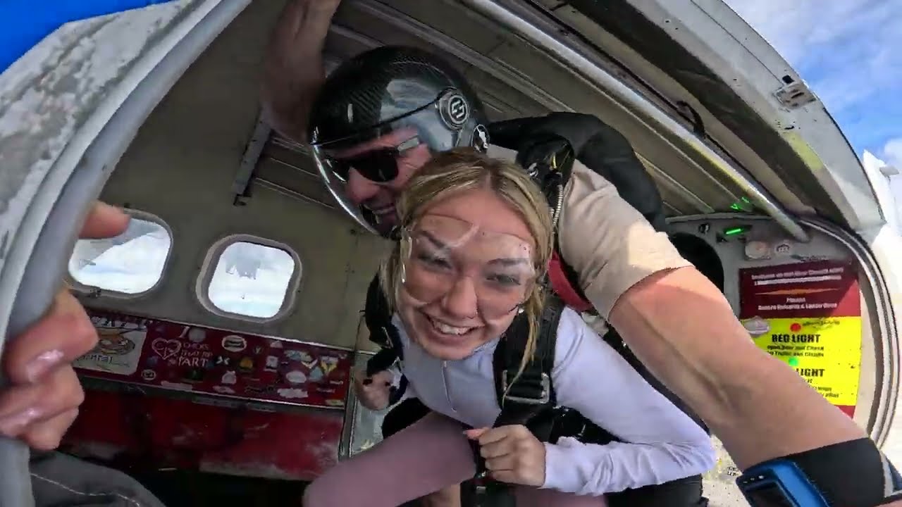 Tandem Skydive video with Ben