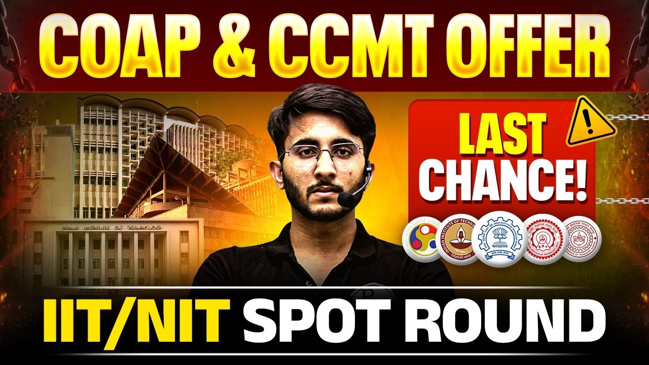 COAP IIT Round 10 | CCMT Offer Out | Live Counselling | SPOT Round With Low Gate Score