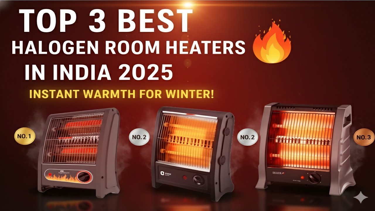 Top 3 Best Halogen Room Heaters 2025 | Best Heater for Winter in India | Safe & Affordable