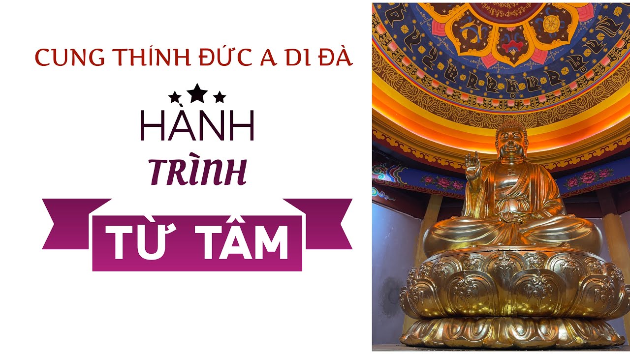 CUNG THỈNH ĐỨC PHẬT A DI ĐÀ VỀ CHÙA SAU BAO NGÀY DỒN TÂM HUYẾT