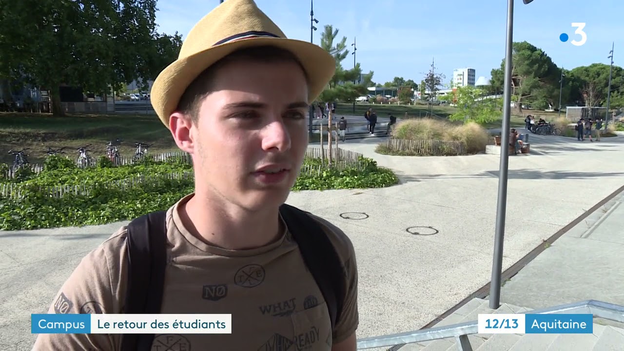 Les étudiants font leur rentrée sur le campus de Talence