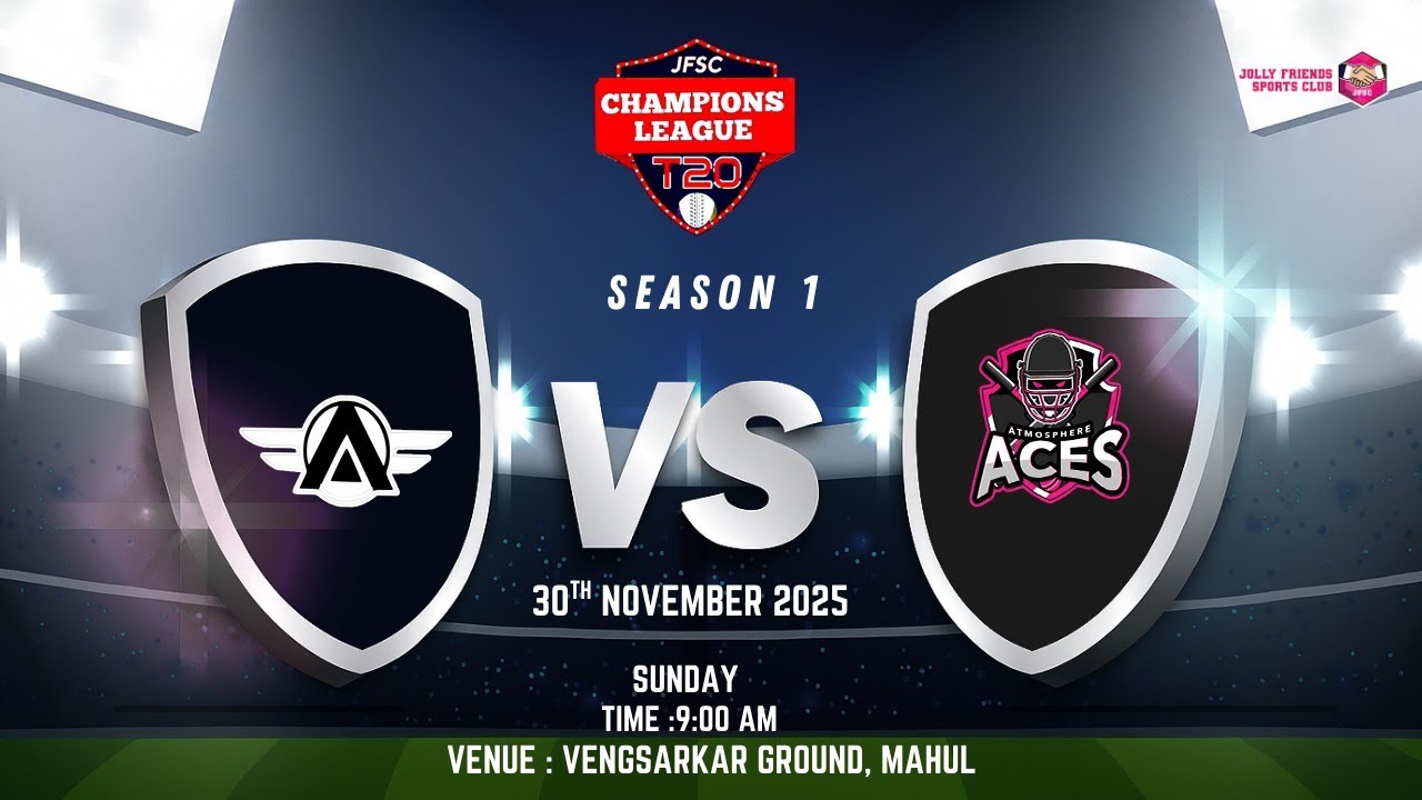 ACE CC VS ATMOSPHER ACES | JFSC CHAMPIONS LEAGUE T20 | SEASON 1