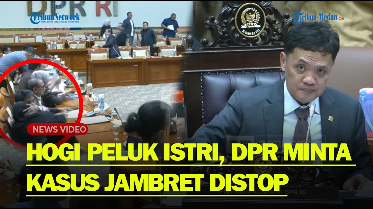 MOMEN HARU Hogi Langsung Peluk Sang Istri, Usai DPR Minta Polri dan Jakasa Hentikan Kasus