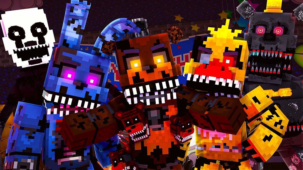 THE NIGHTMARE TOUR in Minecraft FNAF