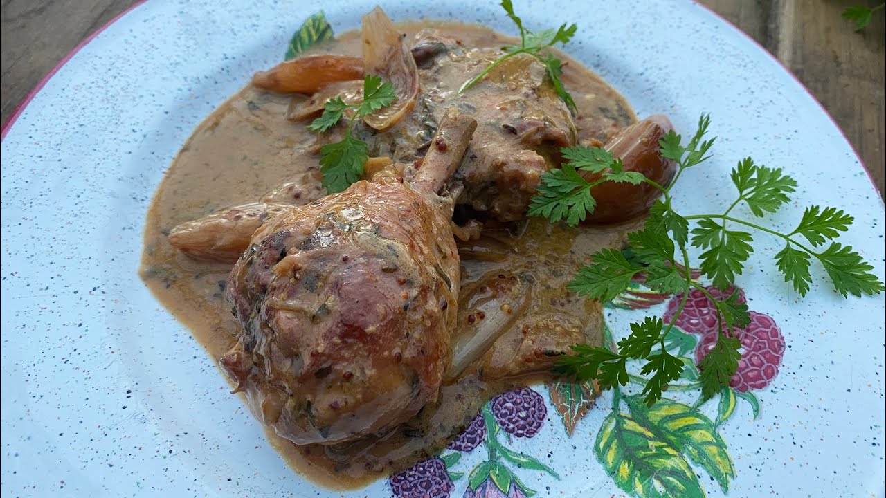 Le Poulet au Vinaigre au kamado selon Chefounet