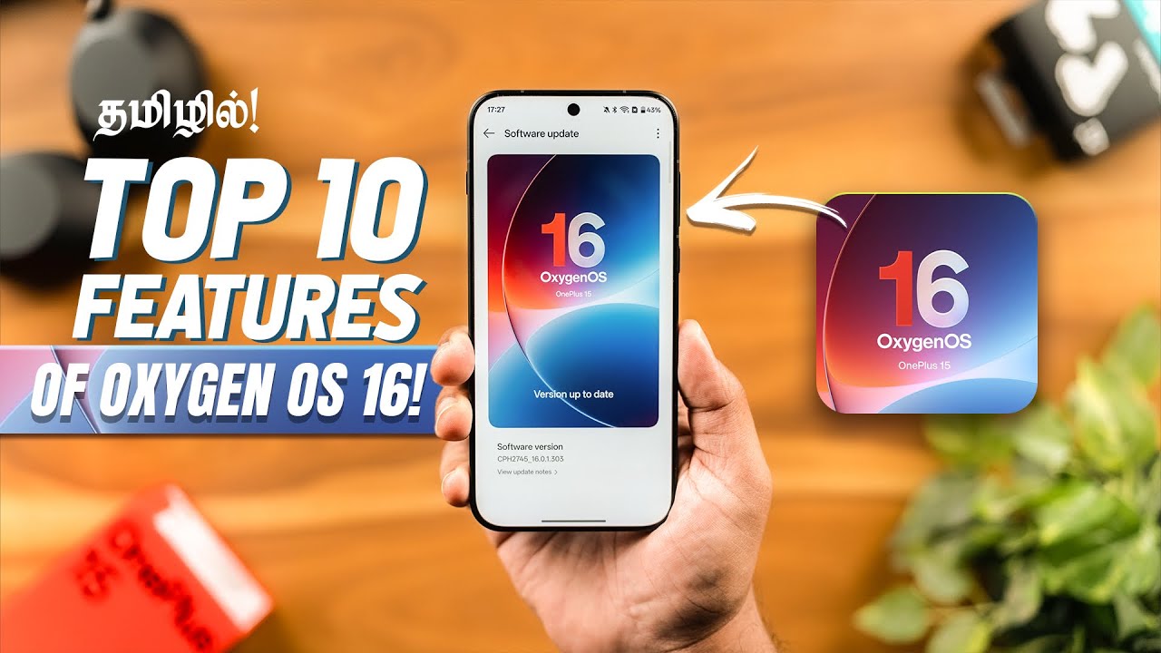 Top 10 Oxygen OS 16 Features😍! - 7th Feature Miss பண்ணாதீங்க OnePlus Users😍⚡️🔥!