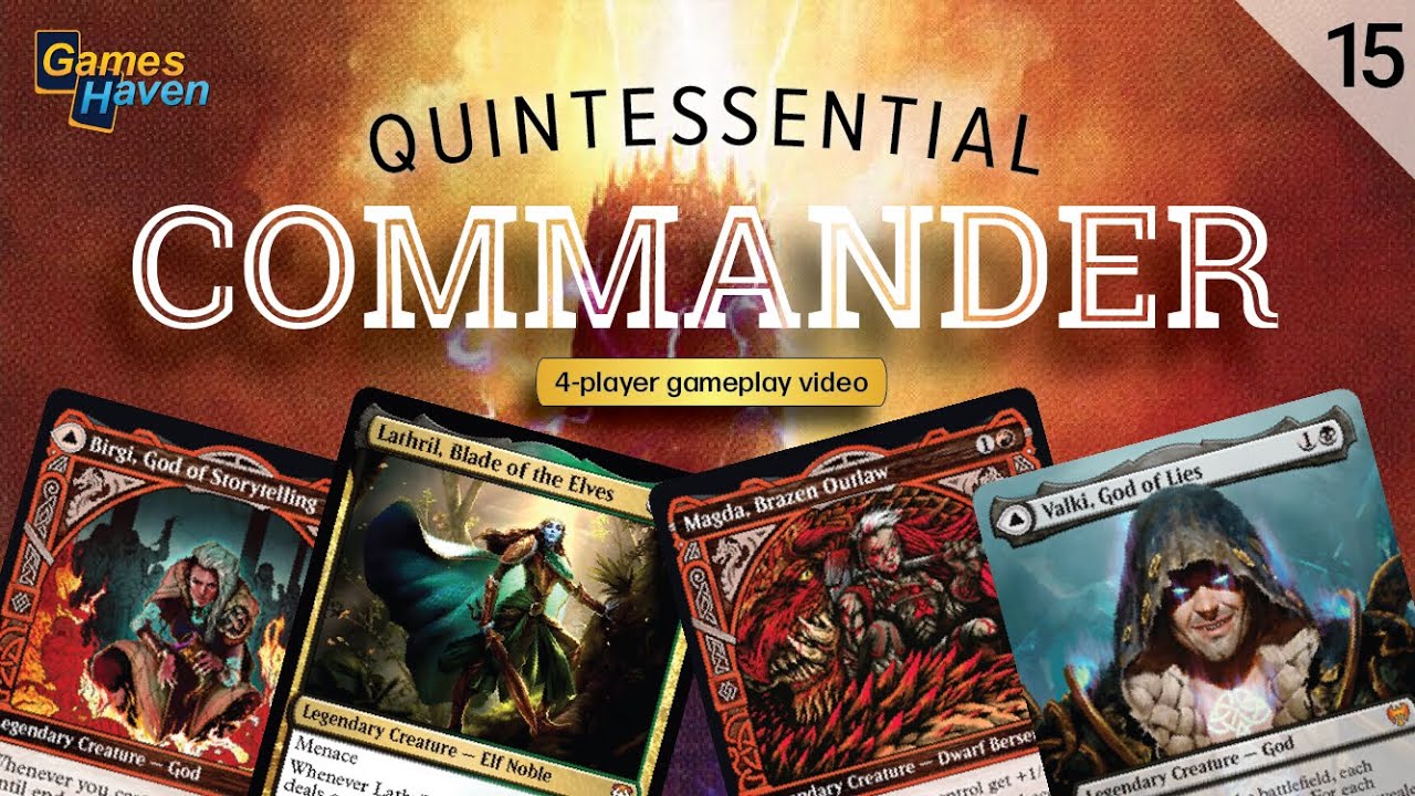 MTG Quintessential Commander #15 | Birgi vs Magda vs Lathril vs Valki | 4-player EDH gameplay