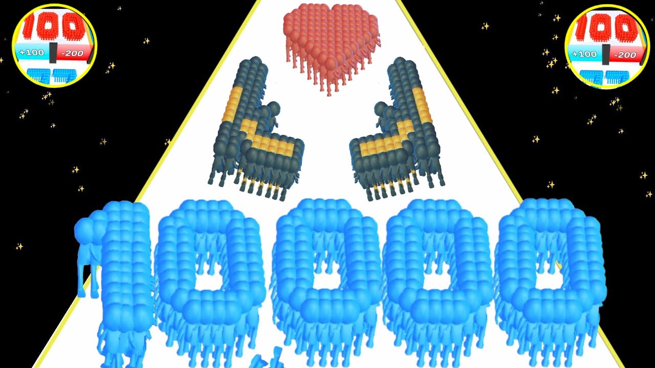 Crowd Number Run 3D - Number Run 2048 gameplay part 2