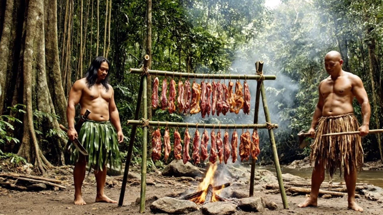 BANQUET OF HEROES Traditional Open Fire Wild Boar BBQ