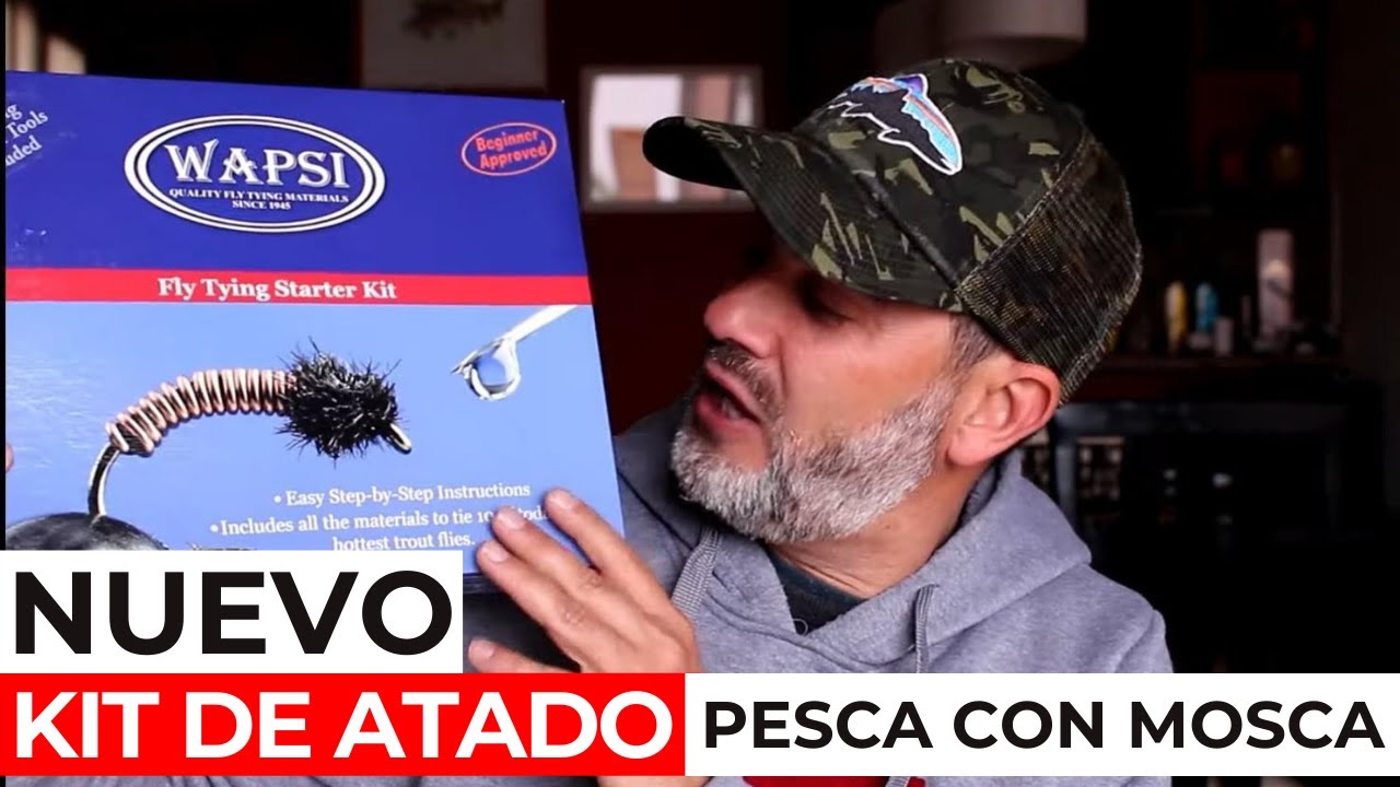 Nuevo Kit de Atado Wapsi para PESCA CON MOSCA, Fly Fishing