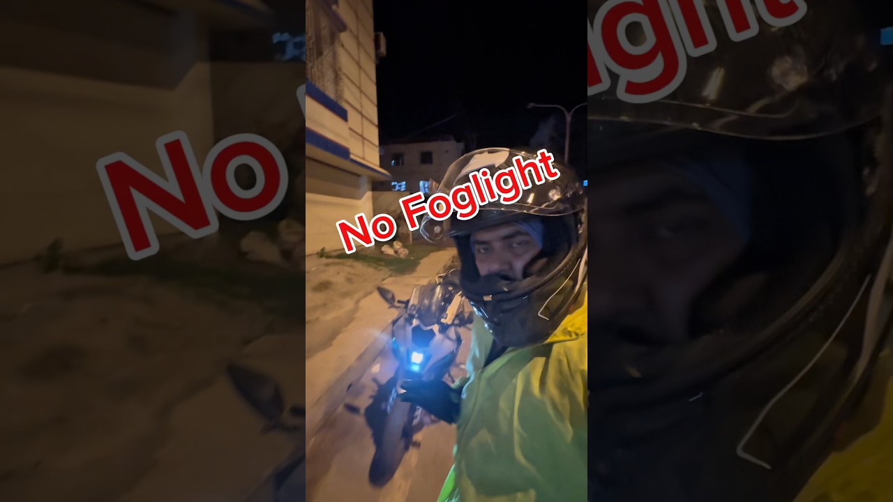 Scorpion #ExoR1 no need any #Foglight 🔥 #biker #foryou