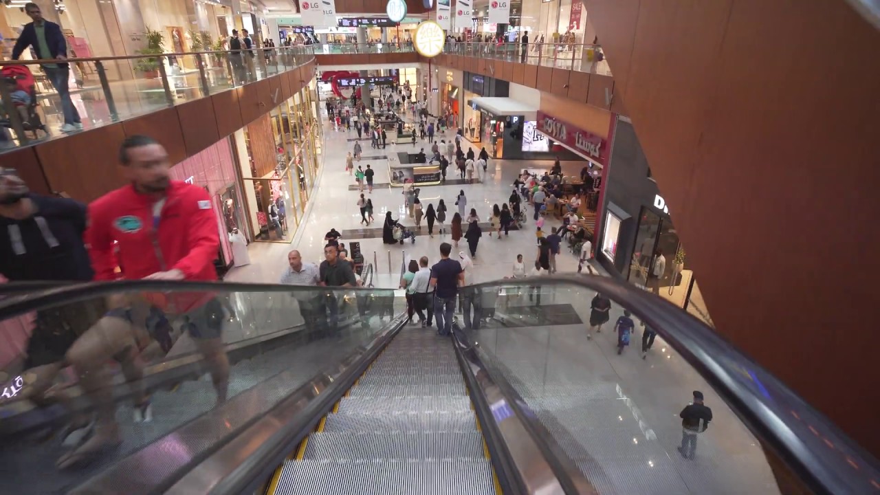 United Arab Emirates, The Dubai Mall, 10X escalator