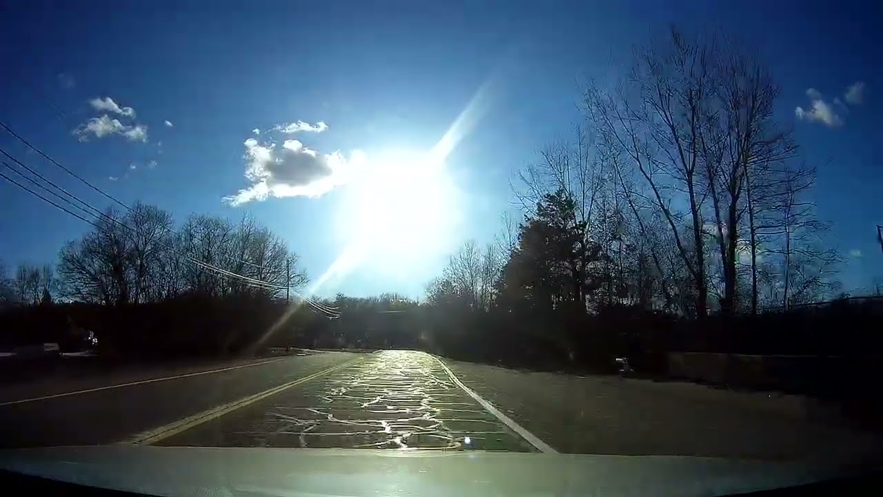 Driving though Lincoln and North Providence, Rhode Island
