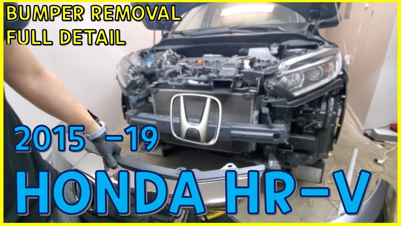 How to Remove Front Bumper 15-19 Honda HR-V
