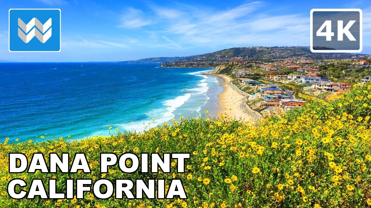 Walking from Headlands Trail & Harbor Point Park in Dana Point, California 🎧 【4K】