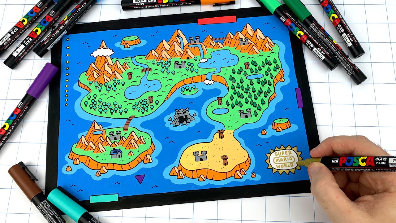 How to Create a Fantasy World Map Inspired by Video Games!