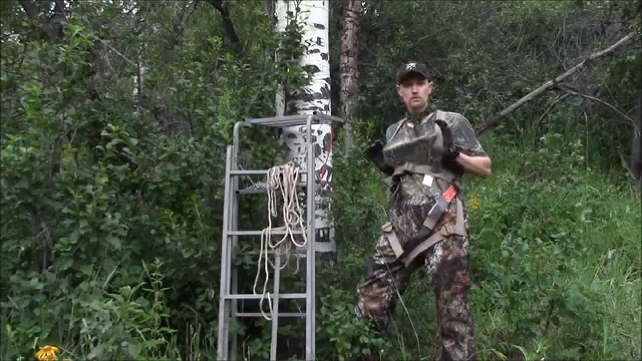 How to Set a Ladder Treestand