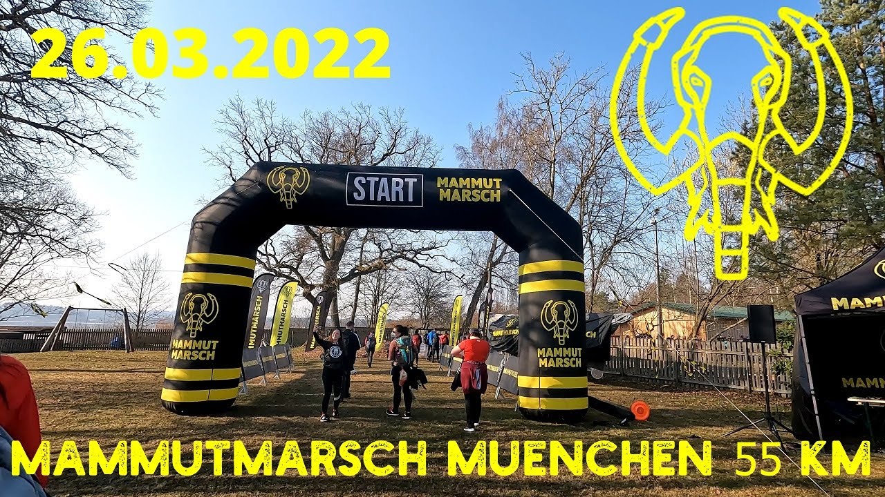Mammutmarsch M&uuml;nchen 55 km 2022