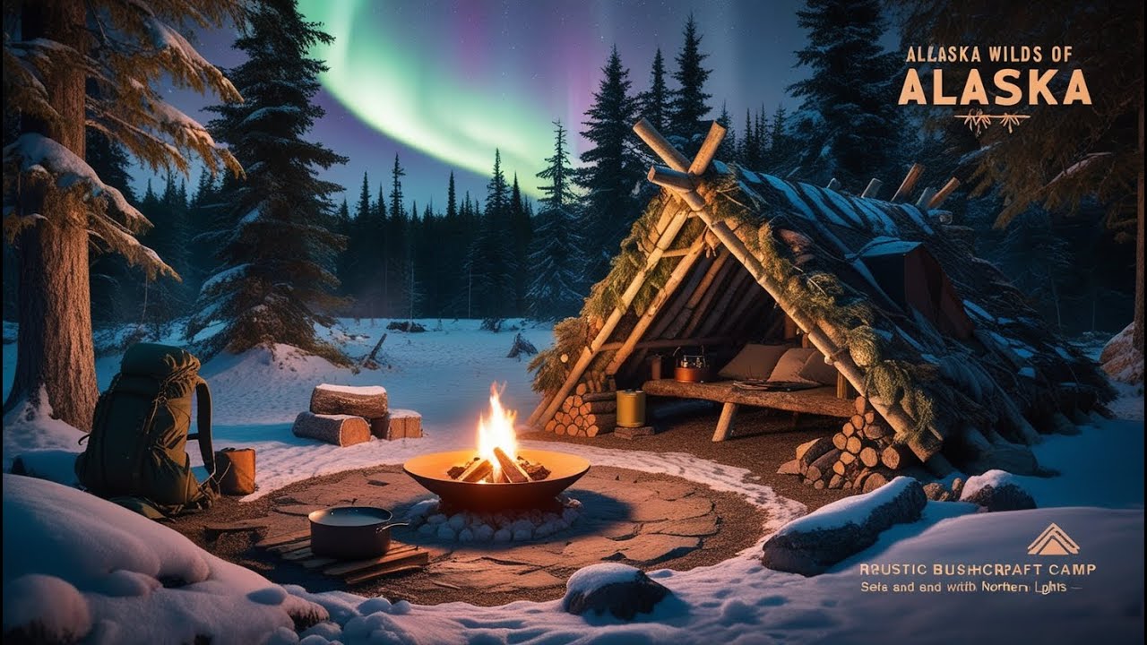 4 Day Solo Survival Camp | Bushcraft Survival Camp | Outdoor Camp