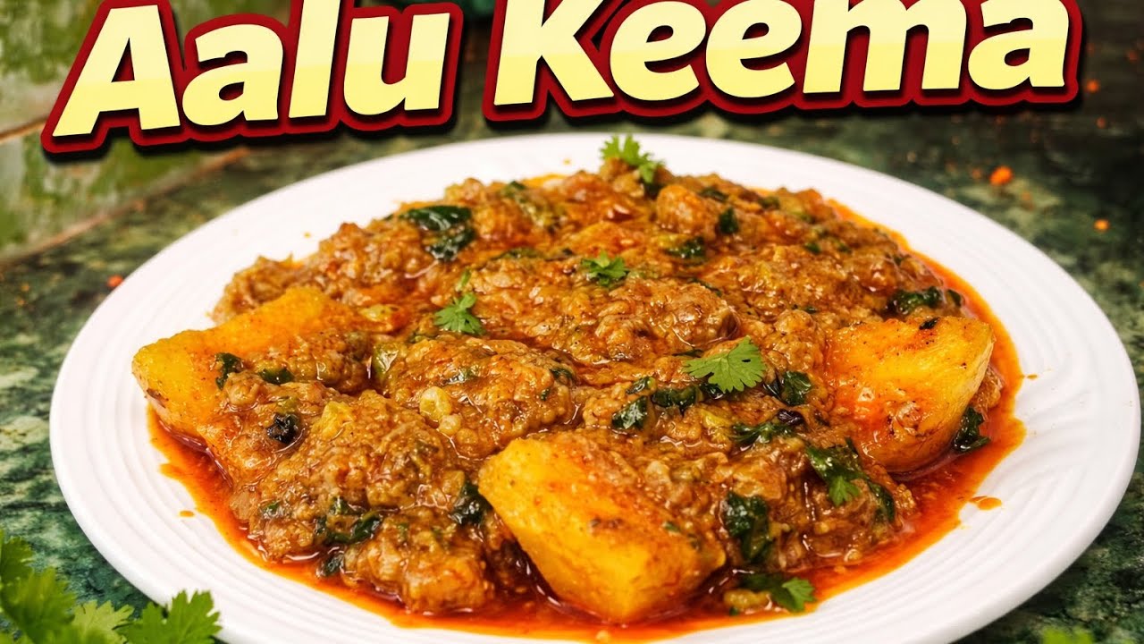 Aalu keema recipe majedaar aalu keema recipe bismilla kitchen