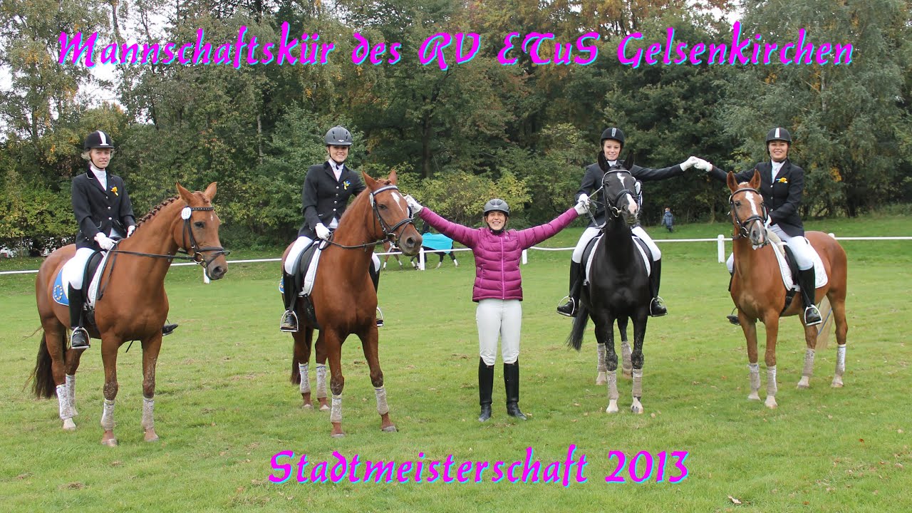 E-Dressur Kür Stadtmeisterschaft 2013, Mannschaftskür RV ETuS Gelsenkirchen