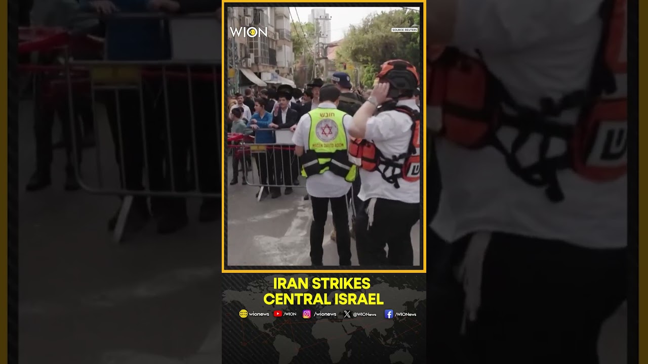 Iran Fires Missiles at Central Israel, Injures Two Civilians in Ongoing Conflict | WION