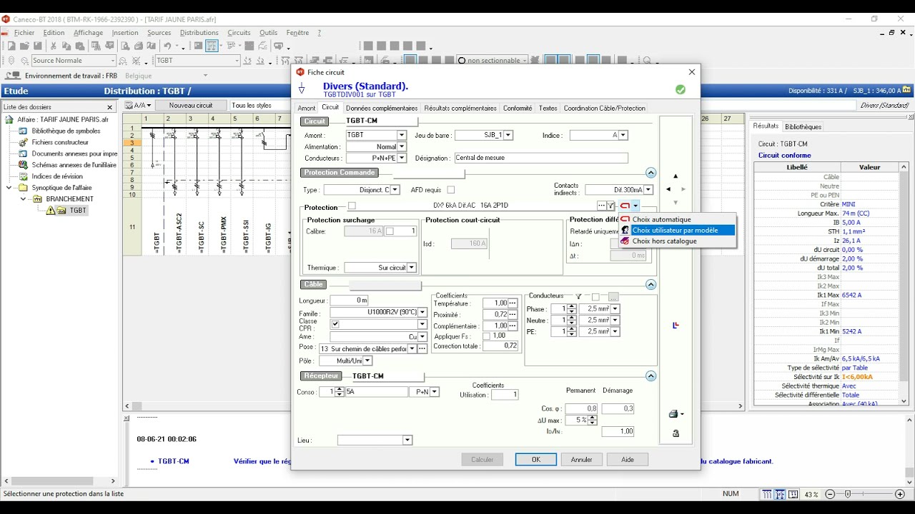 Formation Electricité - Réalisation d’un projet avec Caneco BT Part 1