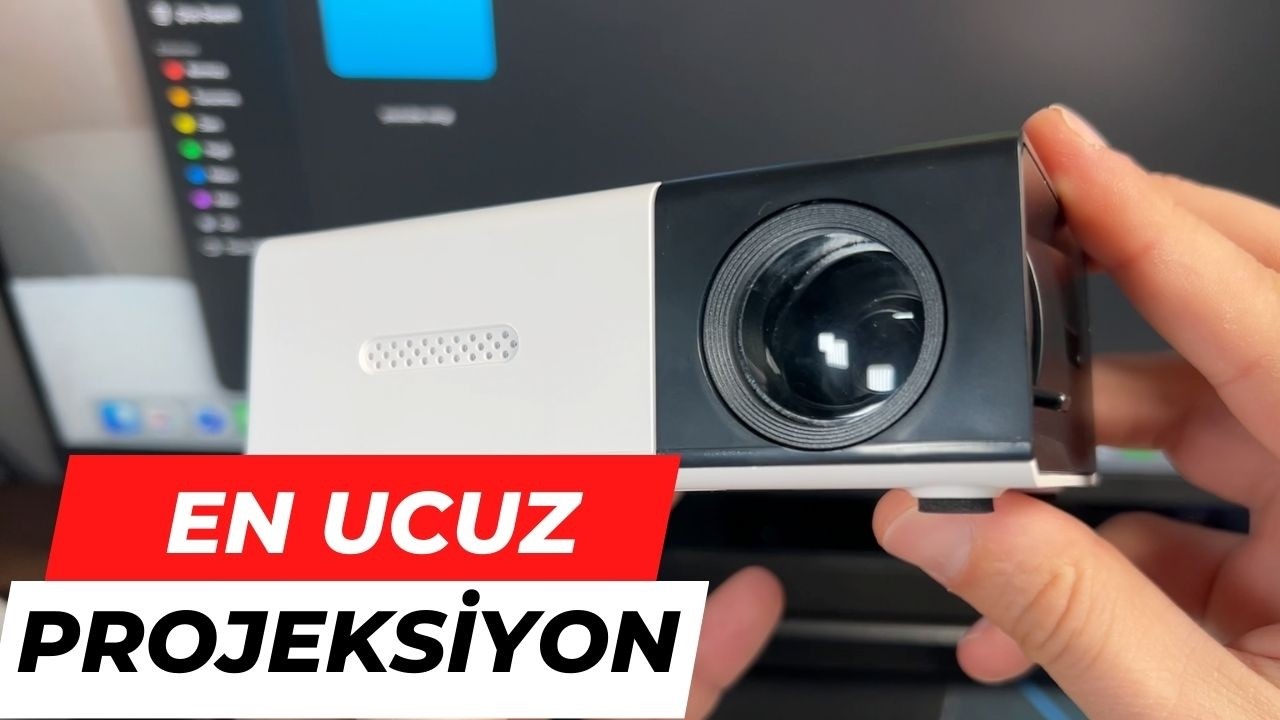 EN UCUZ PROJEKSİYON CİHAZINI ALDIM! YG300 Mini Projektör İncelemesi