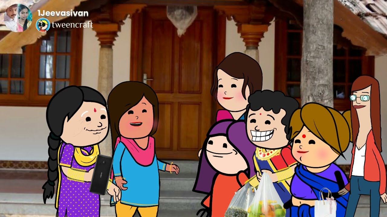 Part-73 Thoothukudi slang cartoon video #jeevasivan #village story #tranding