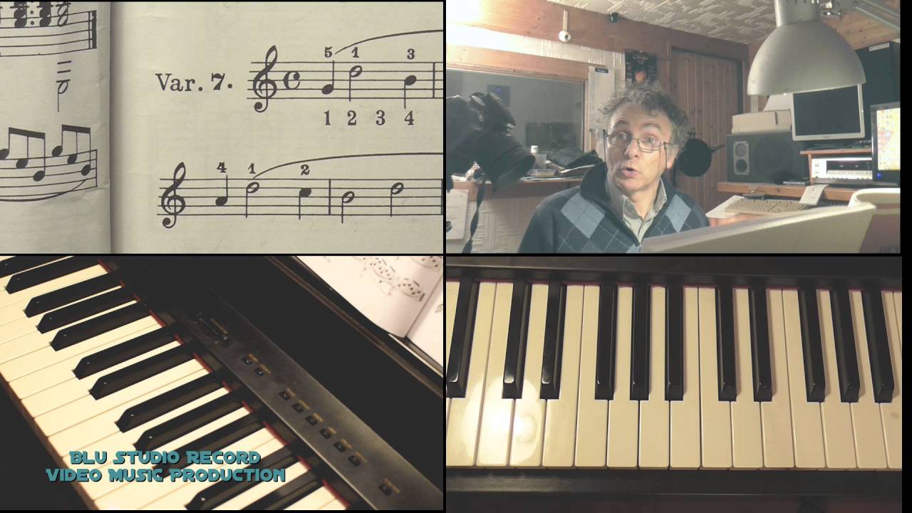 [14] Lezioni di pianoforte a tre mani - School of piano - Beyer pag. 17 var 7+8