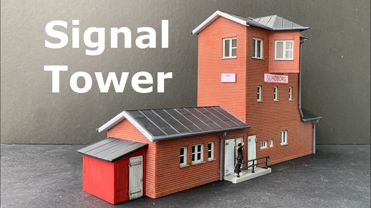 Building and Detailing a Signal Tower from Kibri