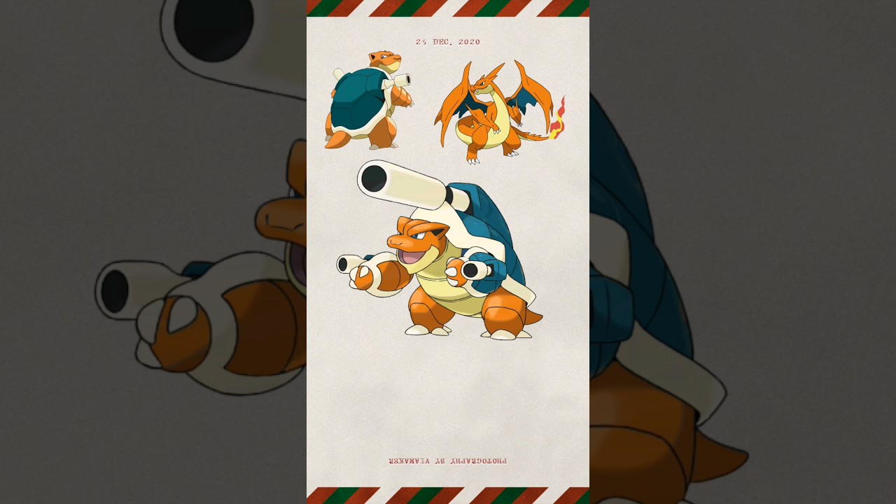 Color Swapping Kanto Pokemon Starters-Mega Evolution(Blastoise) 