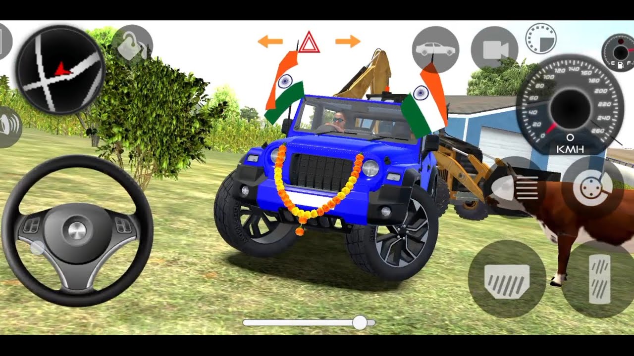 Dollar(Song)Indian tharblueCars Simulator 3D 👿 Game AndroidGameplay Modified MahindaThar driving3dop