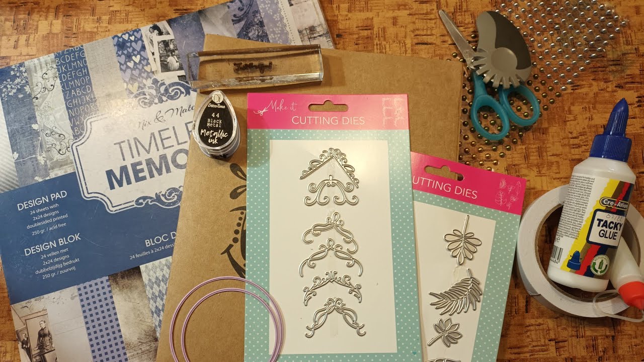 Voici ce que j'ai fait avec ça   #Tuto #action #scrapbooking  #4