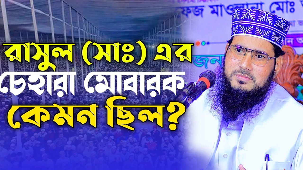 রাসুল (সাঃ) এর চেহারা কত সুন্দর ছিলেন আপনি শুনলে অবাক হবেন! মাওঃগোলাম মর্তুজা নুরী।