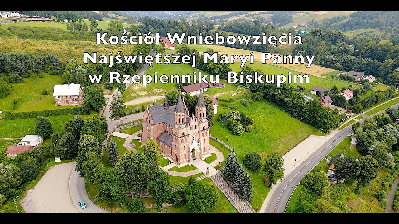 Kościół Wniebowzięcia Najświętszej Maryi Panny w Rzepienniku Biskupim #64 DJI Mavic Air 2 - 4K