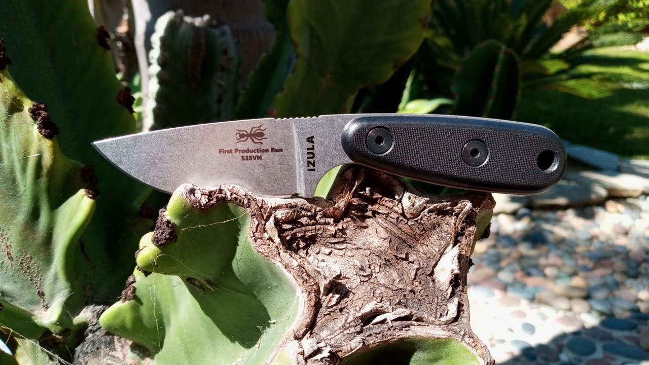 Фиксированный клинок ESEE Izula S35VN EDC: можно ли сравнить его с White River Backpacker по каче...