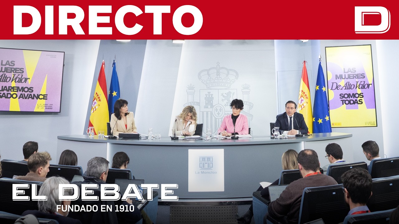 DIRECTO | Rueda de prensa posterior al Consejo de Ministros