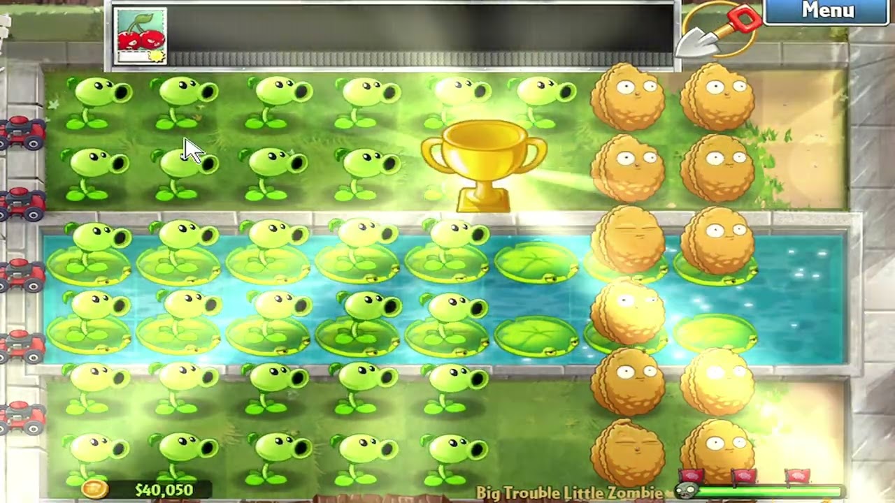 Big Trouble Little Zombie Minigame - PvZ 2 Pak Gameplay