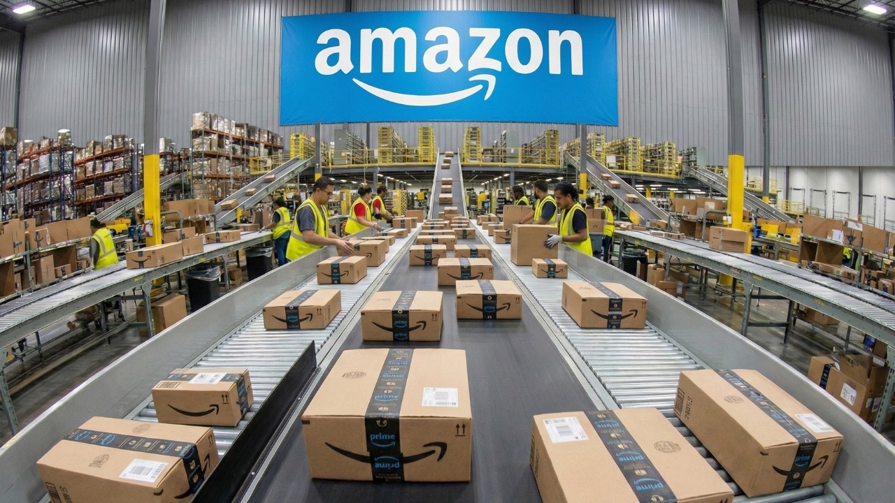 Como a AMAZON processa e entrega os produtos - Veja como funciona um armaz&eacute;m da Amazon