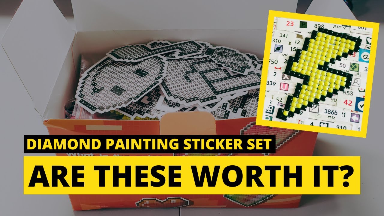 Reviewing & Testing Freestyle Diamond Painting Stickers Set Kit from ARTDOT
