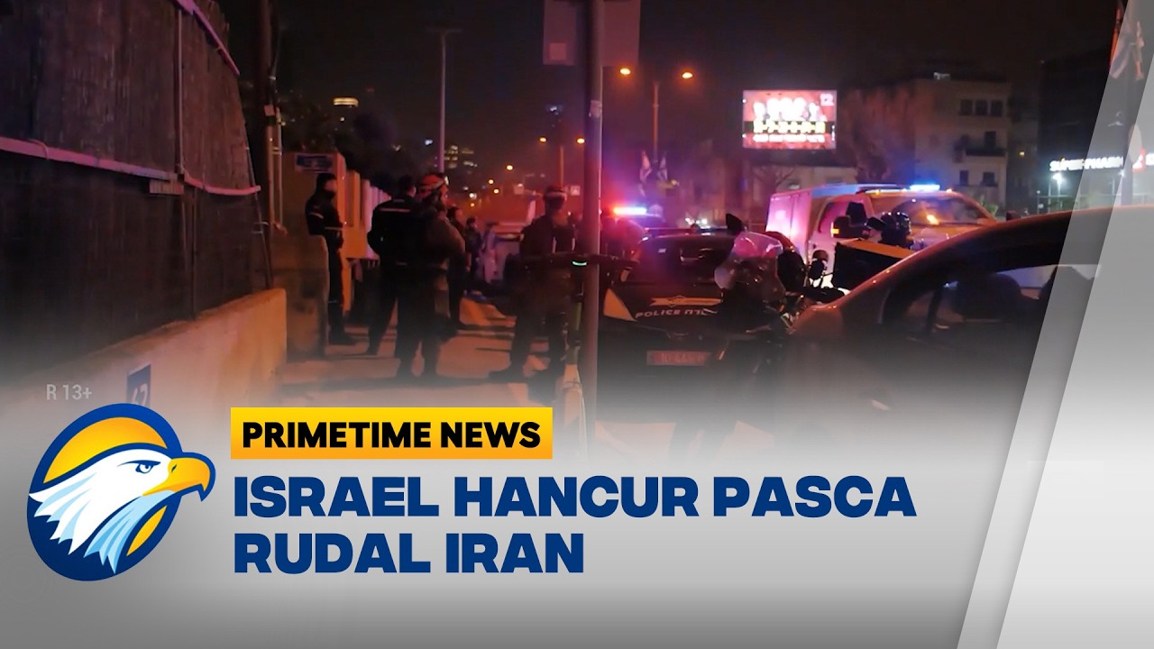 ISRAEL PADAM USAI SERANGAN RUDAL IRAN, INFRASTRUKTUR HANCUR! - [Primetime News]