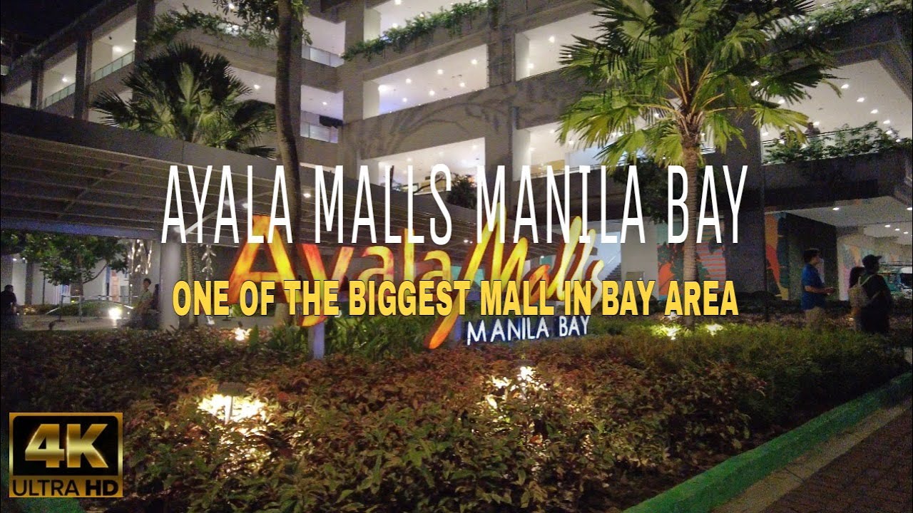 Ayala Malls Manila Bay Walk Tour 2023 | One of Biggest Mall in Bay area |4K| Philippines