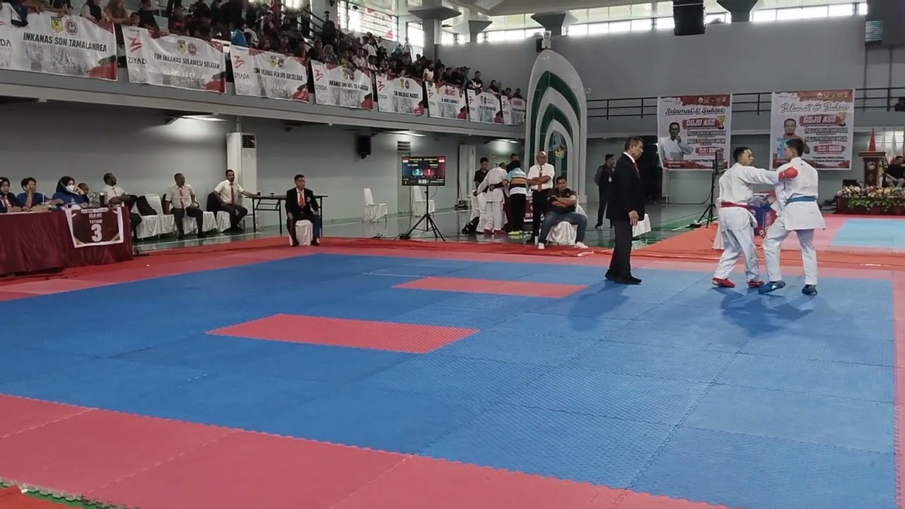 Final Kumite -55 Kg Junior Putra Kejuaraan Karate GOJU Ass Piala Gubernur Sulsel 2026