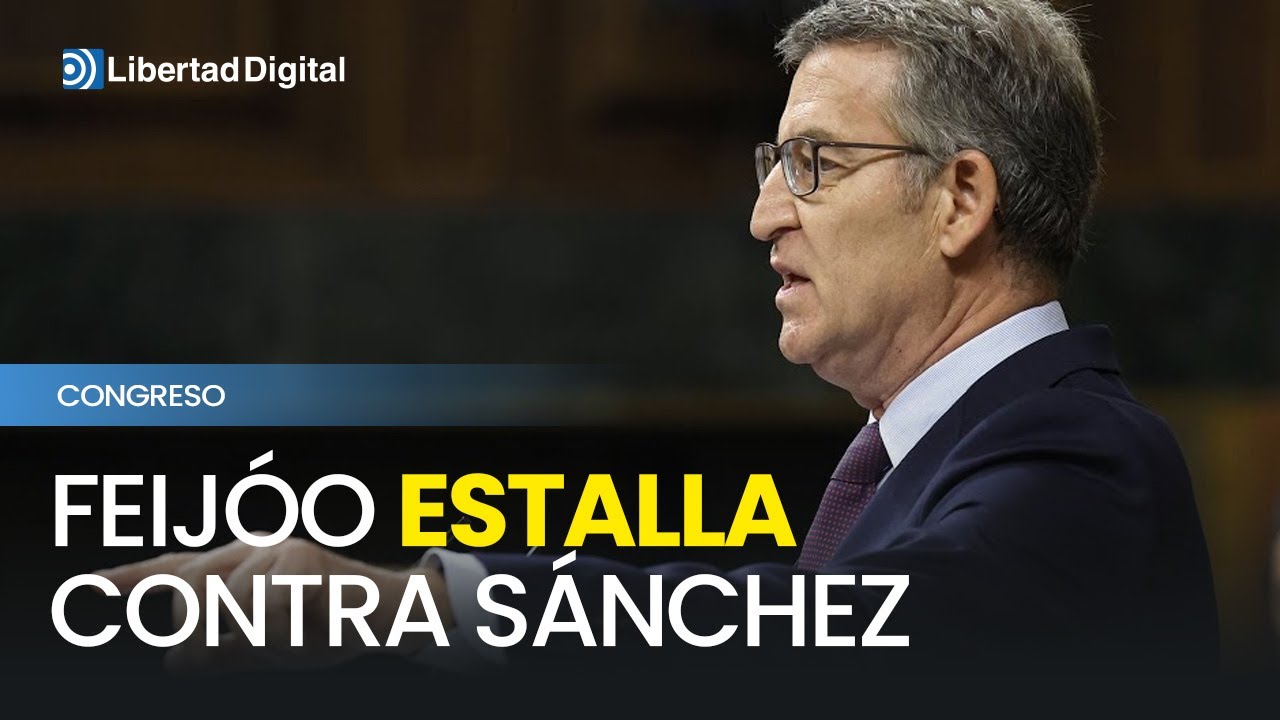 Feijóo estalla contra Sánchez: 
