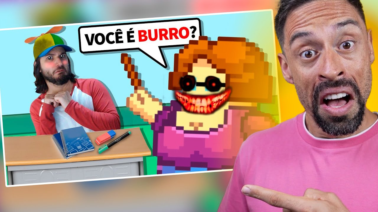 A escola mais ERRADA dos games! Reagindo ao Jazzghost