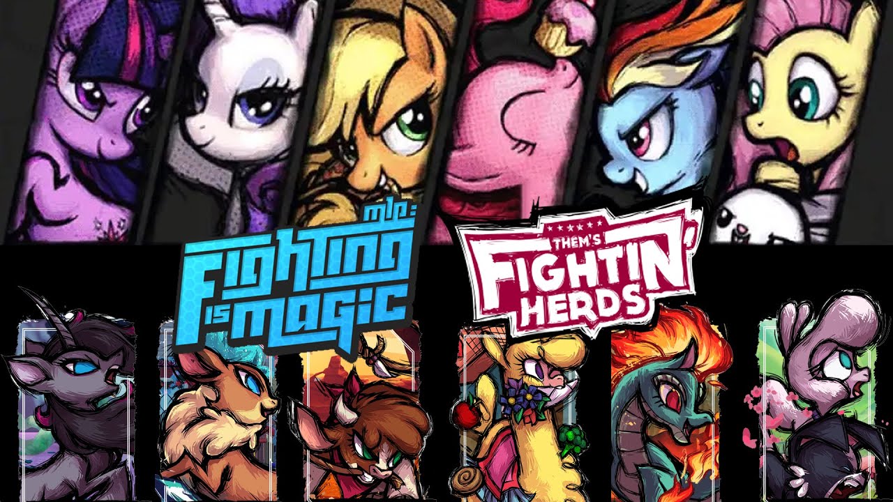 Them's Fightin' Herds/Fighting is Magic - Super moves comparison.