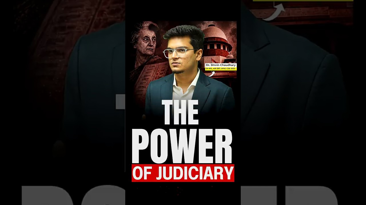 The Power of Judiciary in India #upsc #shorts